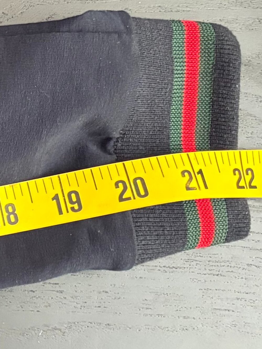 Boys European Style Jogger Pants Navy Green Red Trim Size 146-152 - Picture 7 of 7